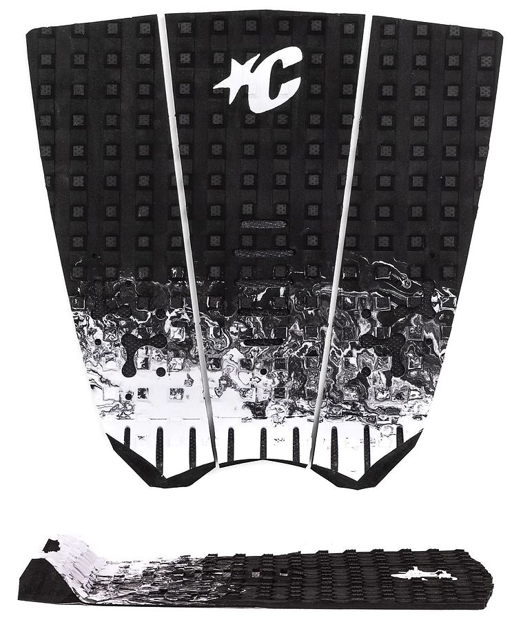 Creatures of Leisure Mick Fanning Loc-Lite EcoPure Tail Pad Black White Fade