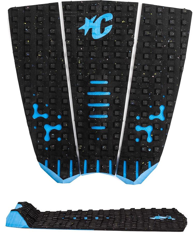 Creatures of Leisure Mick Fanning Loc-Lite EcoPure Tail Pad Carbon Cyan