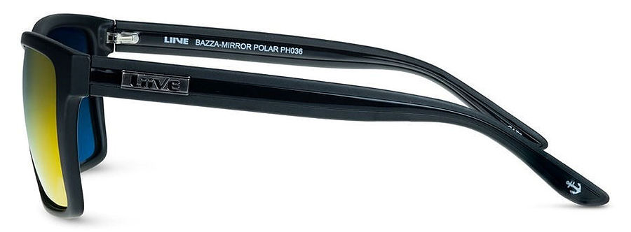 Liive Vision Bazza Mirror Polar Twin Blacks Sunglasses - Image 3
