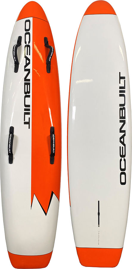 Oceanbuilt Carbon Epoxy Hybrid Nipper Board Orange White