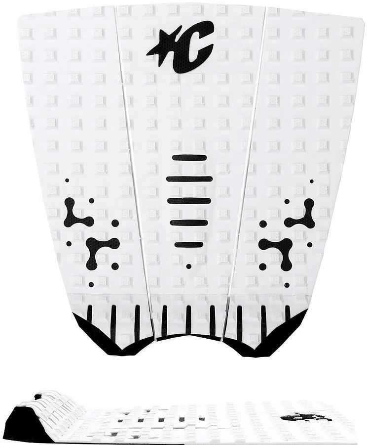 Creatures of Leisure Mick Fanning Loc-Lite EcoPure Tail Pad White Black