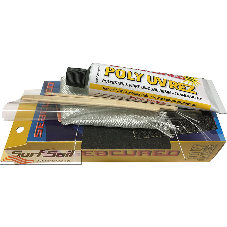 Seacured UV Rez Polyester Repair Kit