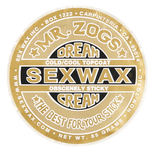 Mr Zogs Sex Wax Dream Cream Topcoat Gold