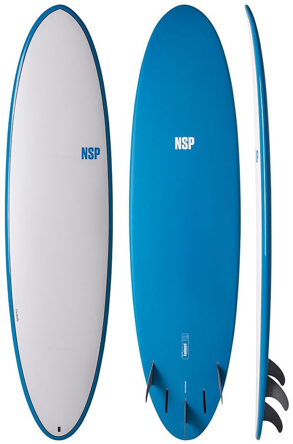 NSP Funboard Blue Elements Surfboard