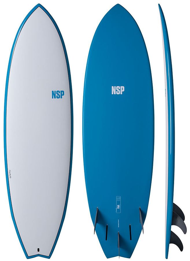 NSP Fish Cyan Elements Surfboard