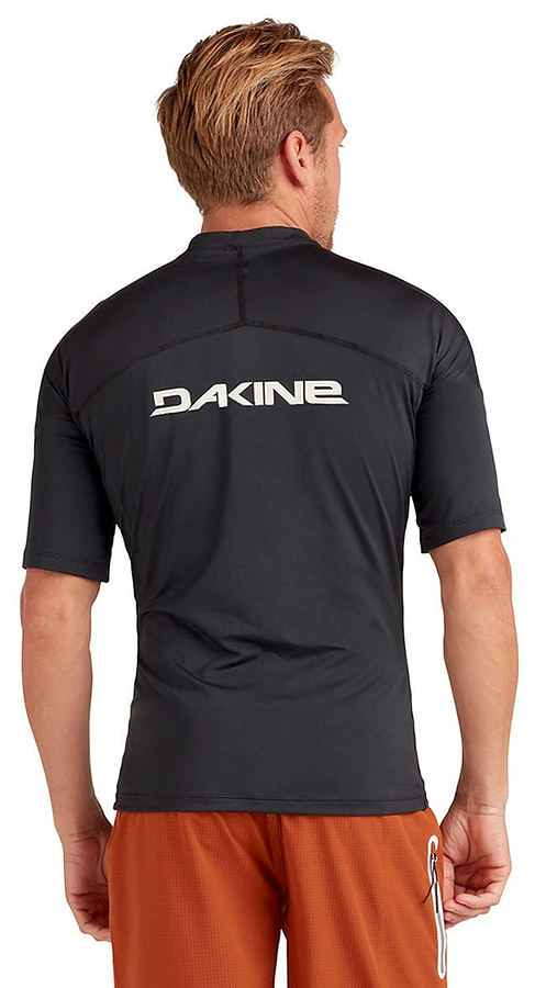 Dakine Mens Short Sleeve Snug Crew Rash Vest Black - Image 2
