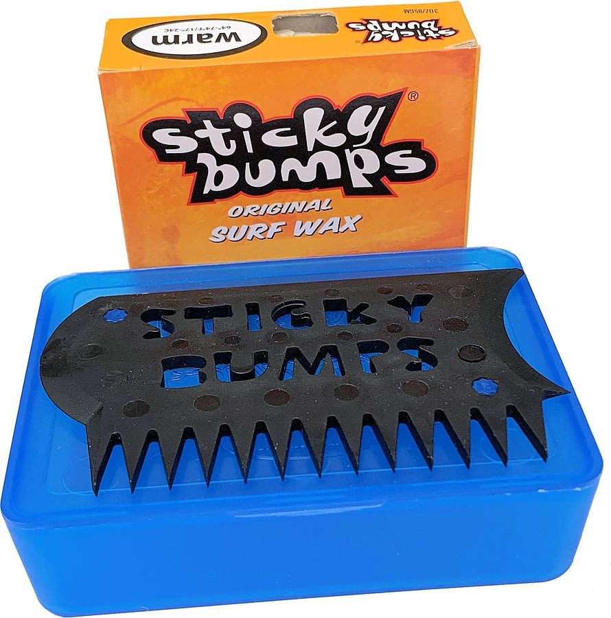 Sticky Bumps Wax Box With Block Of Wax Combo