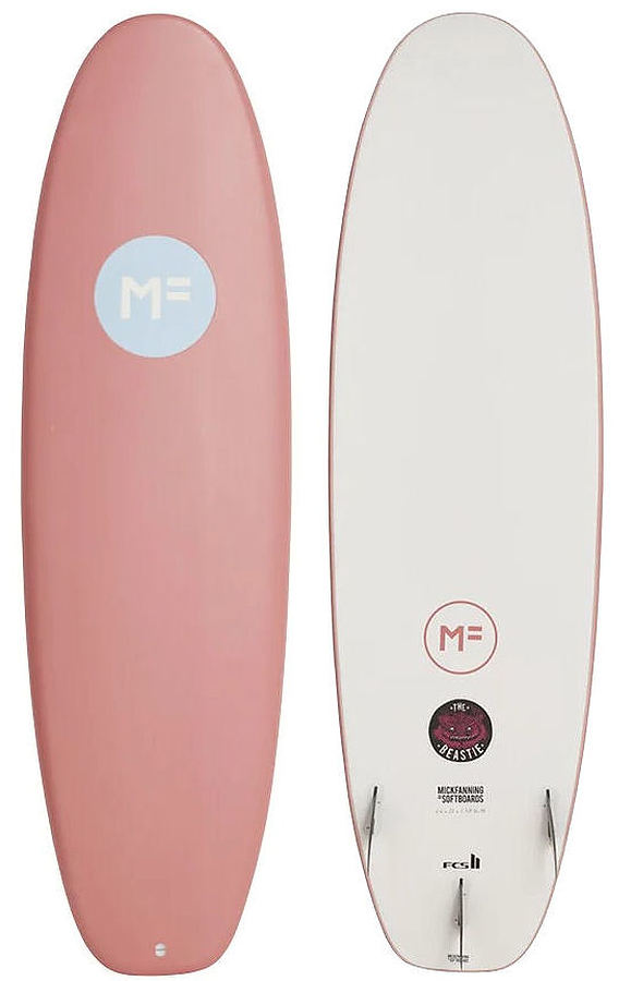 Mick Fanning Softboards Beastie FCS2 Coral 7ft Softboard