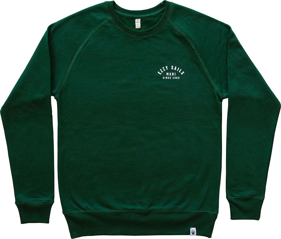 Ezzy Maui Maui Since 1983 Crew Sweater Bottle Green