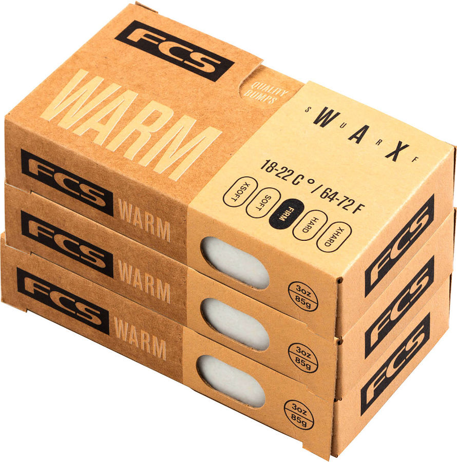 FCS Warm Wax 3 pack