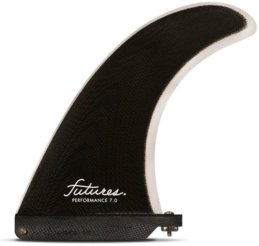 Futures Performance Fibreglass Black Grey Longboard Fin