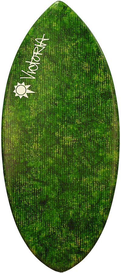 Victoria Skimboards Glide Green Mosaic Skimboard