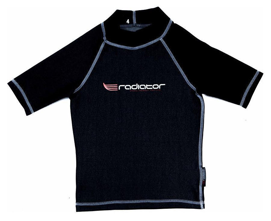 Radiator Youth Short Sleeve 0.5mm Vest Black