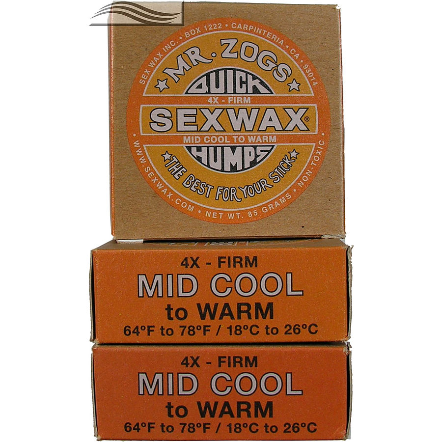Mr Zogs Sex Wax Original Mid Cool Orange 3 pack