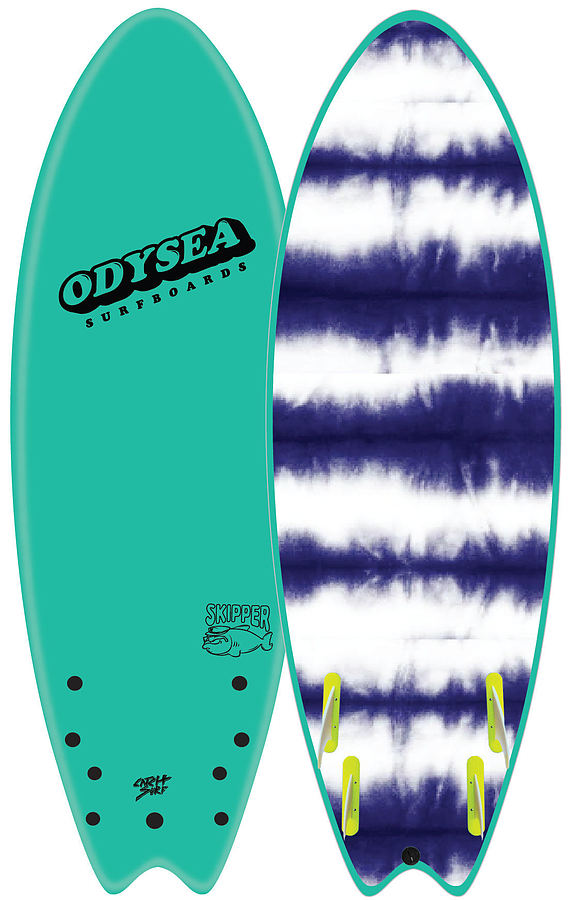 Catch Surf Odysea Skipper 2022 Emerald Green Quad Fin Softboard