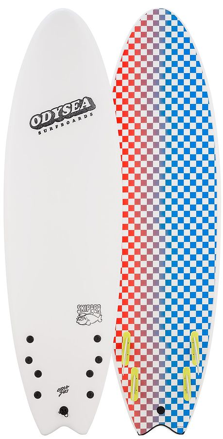 Catch Surf Odysea Skipper White Quad Fin Softboard