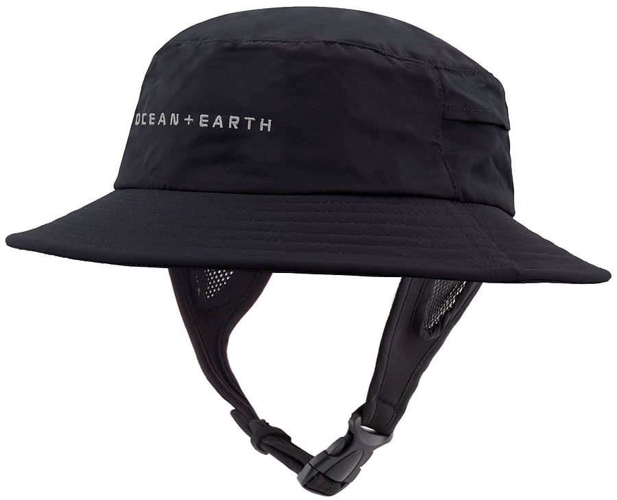 Ocean And Earth Bingin Soft Peak Mens Surf Hat Black 2024