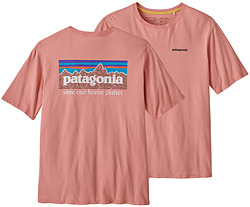 more on Patagonia Men's P-6 Mission Organic T-Shirt Sunfade Pink