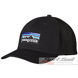 more on Patagonia P-6 Logo Mid Crown Men's Trucker Cap Black