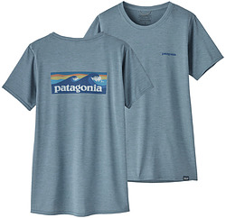 more on Patagonia W's Cap Cool Daily Graphic Shirt-Waters Light Plume Grey X-Dye