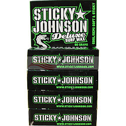 more on Sticky Johnson Cool Water Deluxe Surf Wax 5 Pack
