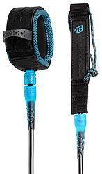 more on Creatures of Leisure Longboard 9 Ankle (2.7m x 7mm) Black Cyan Leash
