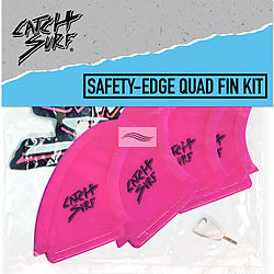 more on Catch Surf Safety Edge Quad Hot Pink Fin Kit