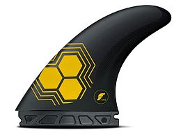more on Futures AM2 Alpha Carbon Large Tri Fin Set Carbon Yellow