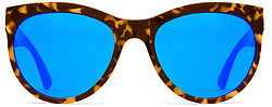more on Otis Aerial Matte Honey Tort L.I.T Polar Mittor Blue Sunglasses