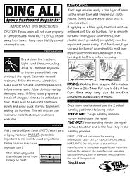 more on Suncure Ding All Epoxy Repair Kit