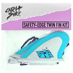 more on Catch Surf Safety Edge Twin Fin Kit Grey Blue