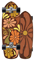 more on Carver Flower Swirl Raw Complete Skateboard