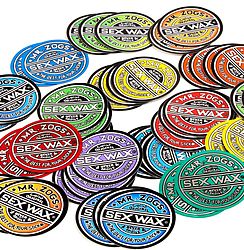 more on Sex Wax Circle Sticker Assorted Colours (1 sticker)