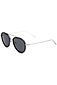 more on Otis Templin Matte Black Brushed Silver Sunglasses