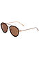 more on Otis Templin Matte Havana Tort Brushed Bronze Sunglasses