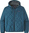Photo of Patagonia Diamond Quilted Bomber Hoody Jacket Wavy Blue 