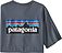 Photo of Patagonia Men's P-6 Logo Responsibili T-Shirt Plume Grey 