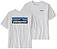 Photo of Patagonia Men's P-6 Logo Responsibili T-Shirt White 