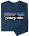 Photo of Patagonia Men's LS P-6 Logo Responsibili T-Shirt Crater Blue 