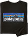 Photo of Patagonia Men's LS P-6 Logo Responsibili T-Shirt Crater Black 