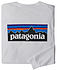 Photo of Patagonia Men's LS P-6 Logo Responsibili T-Shirt Crater White 