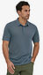 Photo of Patagonia Men's Cap Cool Trail Polo Plume Grey 