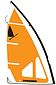 more on Windsurfer LT Regatta 5.7 Sail Orange White