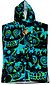 Photo of Creatures Youth Beach Poncho Towel Cyan Green 