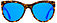 Photo of Otis Aerial Matte Honey Tort L.I.T Polar Mittor Blue Sunglasses 