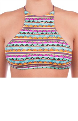 Heaven Shaman Stripe T Bar Bikini Top