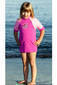 Photo of Girls Rash Shirts - Pink with Light Pink Sleeves 