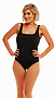 Photo of Square Neck One Piece Black CR 